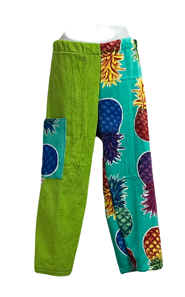 Pineapple | Lime Velour Pants