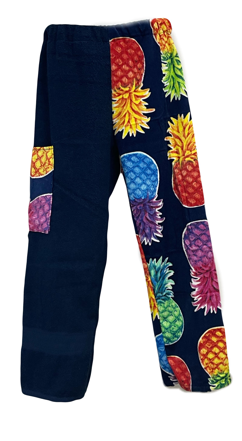 Navy Pineapple | Navy Pants