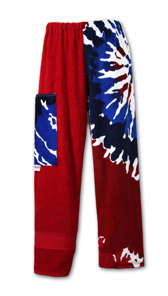 RWB Tie Dye Patchwork | Red Pants